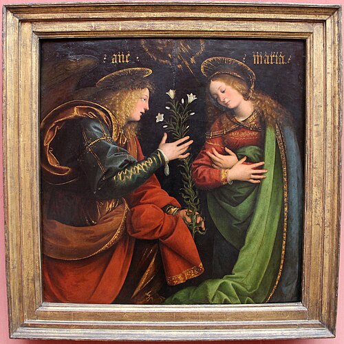 Annunciation, 1512, Gaudenzio Ferrari