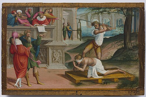 The beheading of a saint, 1540, Gaudenzio Ferrari