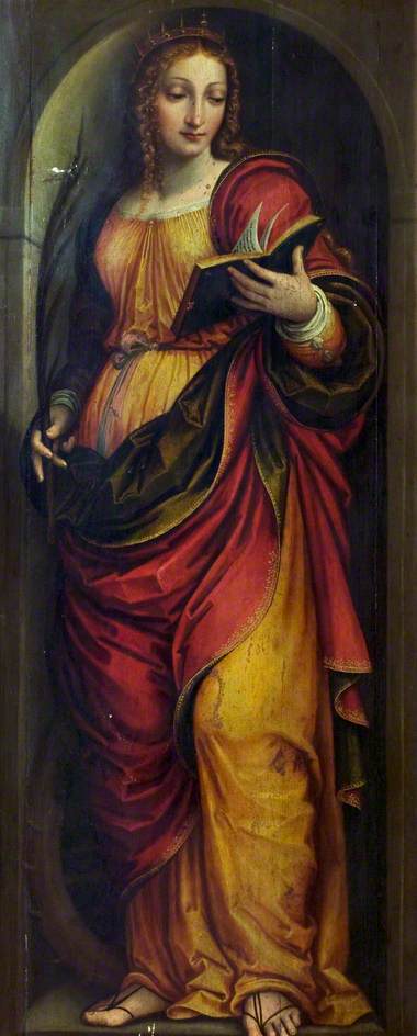 Saint Catherine of Alexandria, , Gaudenzio Ferrari