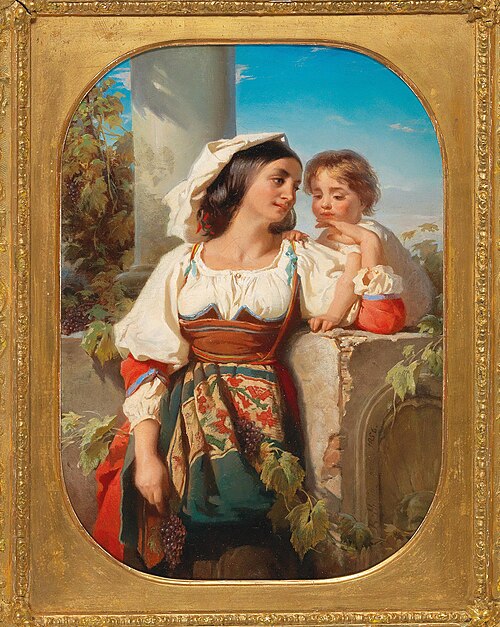 A moment of affection, 1856, Robert Hillingford