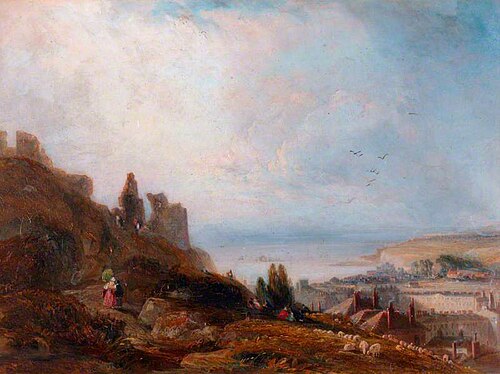 Hastings from the Castle Hill, Looking towards St Leonards, , Robert Brandard