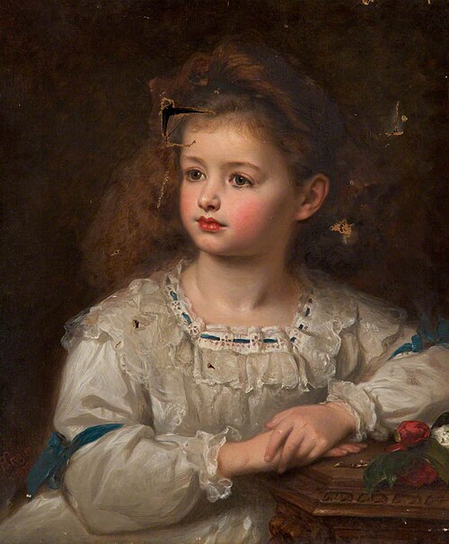 Portrait of a Child, 1870, Robert Crozier