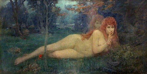 Eve and the Voices, 1894, Robert Fowler