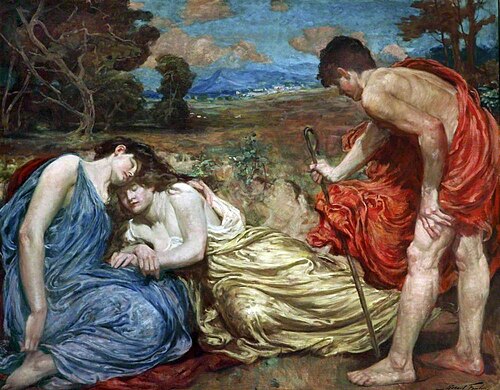 Sleeping Nymphs Discovered by a Shepherd, 1902, Robert Fowler
