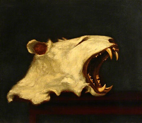 Head of an Albino Tiger, 1798, Robert Home