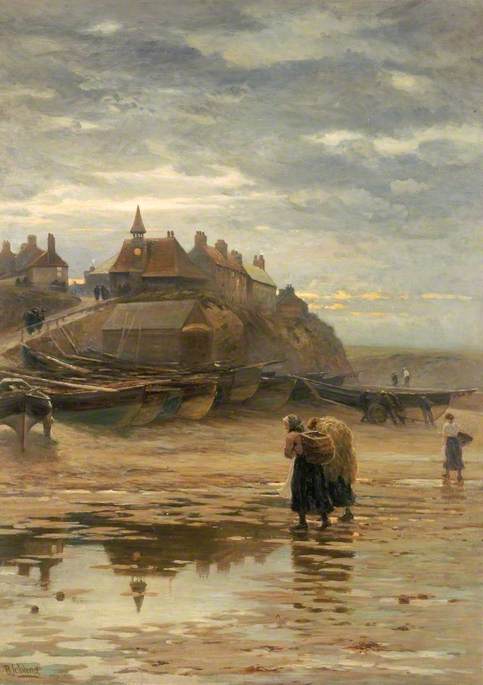 Darkness Falls from the Wings of Night, 1886, Robert Jobling