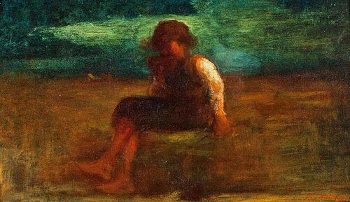 Boy in a Field, 1879, Robert Loftin Newman