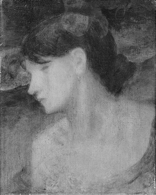 Head of a Girl, 1894, Robert Loftin Newman