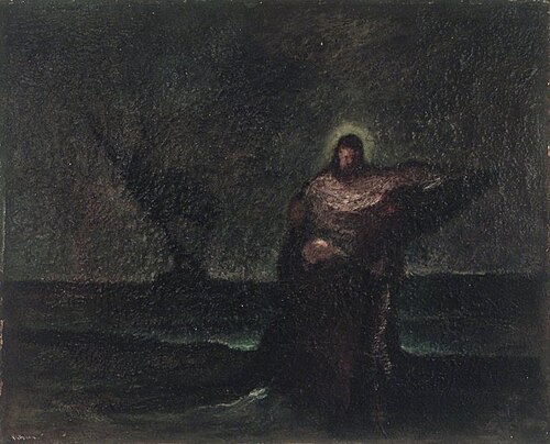 Christ Saving Peter, 1885, Robert Loftin Newman