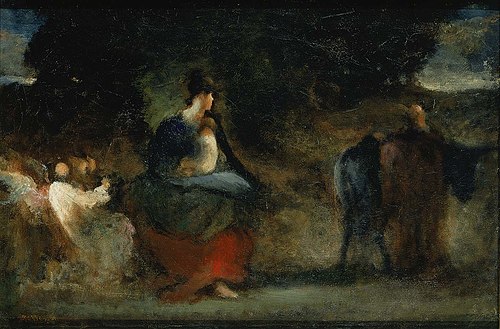 Flight into Egypt, 1875, Robert Loftin Newman