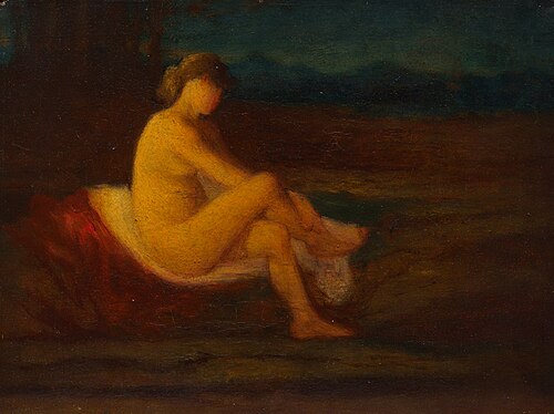 A Bather, 1849, Robert Loftin Newman