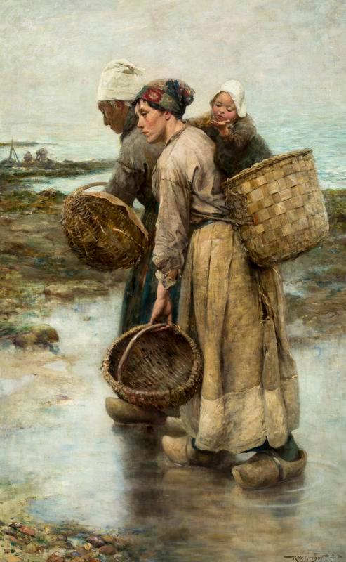 Les Moulières, Villerville, 1902, Robert McGregor
