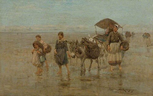 Les moulières, Villerville, France, 1901, Robert McGregor
