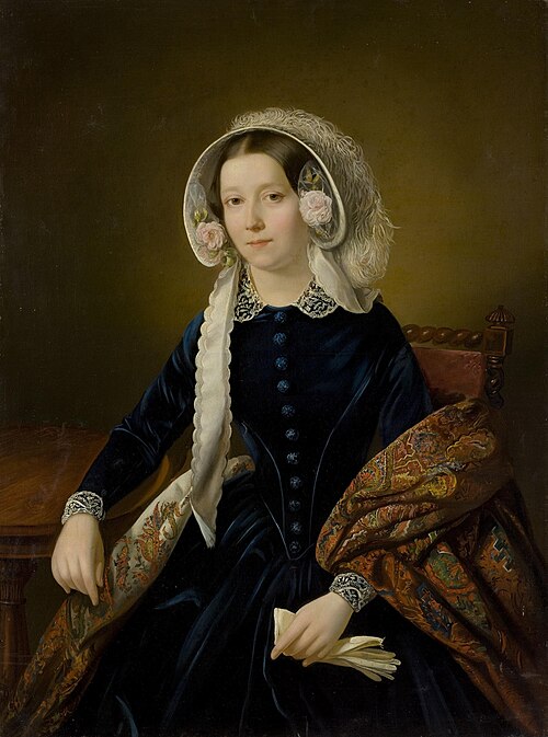 Portrait of the Mother of Kobylinsky, Member of the State Council, 1849, Morten Thrane Brünnich