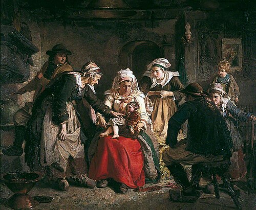 A Breton Sorceress, 1872, Robert Wylie
