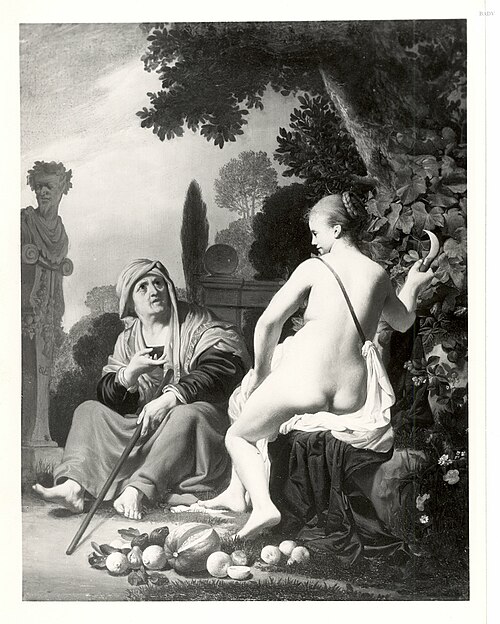Vertumnus and Pomona, 1631, Caesar van Everdingen