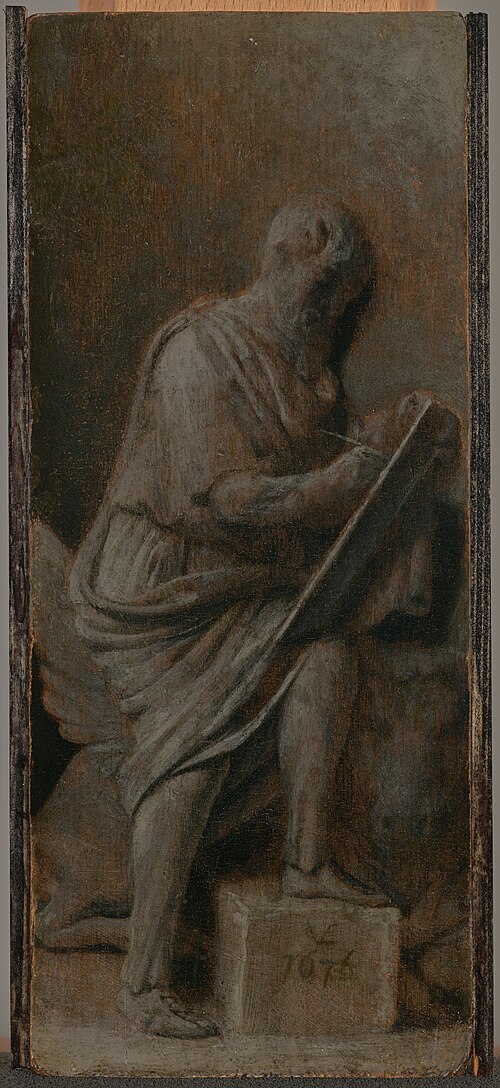 Vier evangelisten: Lucas, 1676, Caesar van Everdingen