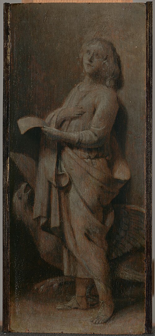 Vier evangelisten: Johannes, 1676, Caesar van Everdingen