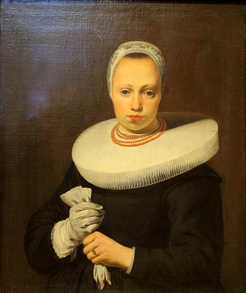 Portrait of an unknown girl, 1651, Caesar van Everdingen