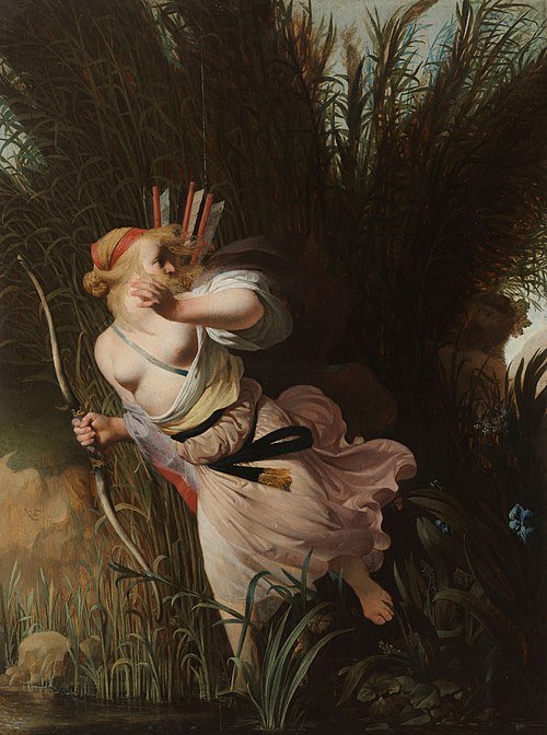 Pan and Syrinx, 1638, Caesar van Everdingen