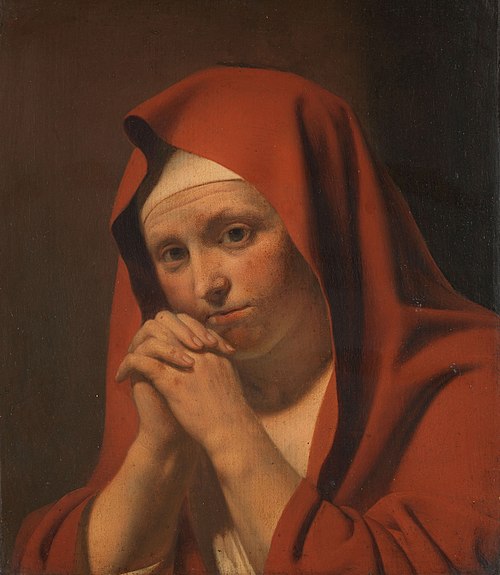 femme qui prie, 1650, Caesar van Everdingen