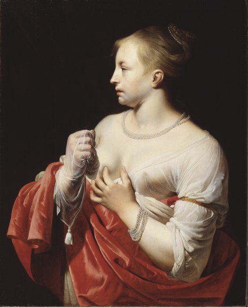 Figure féminine, éventuellement Lucrèce, 1793, Caesar van Everdingen