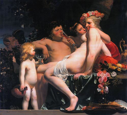 Bacchus and Ariadne, 1660, Caesar van Everdingen