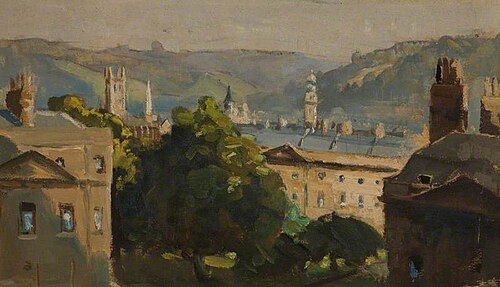 View of Bath from the Queen's Parade, , Roger Leigh