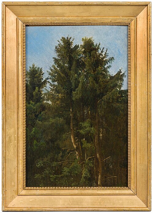 Trees. Study, 1855, Francesco Solimena