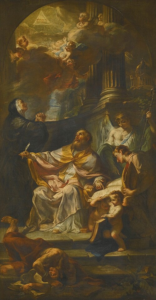 Saint Augustine Triumphing over Heresy, , Francesco Solimena