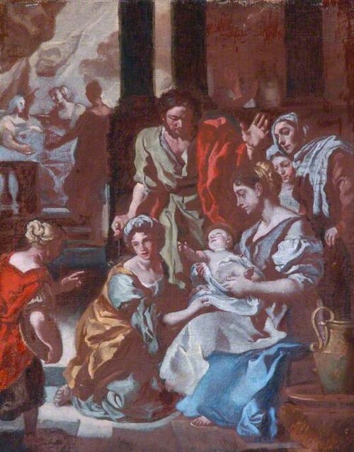 The Birth of the Virgin, 1685, Francesco Solimena
