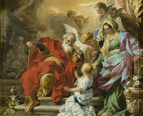 The Education of the Virgin, 1680, Francesco Solimena