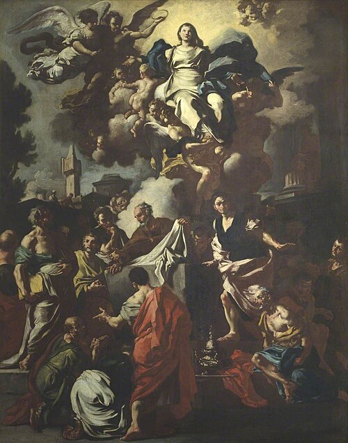 Assumption of the Virgin, , Francesco Solimena
