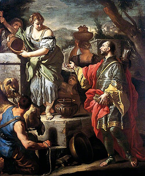 Rebecca and Eleazar at the Well, , Francesco Solimena