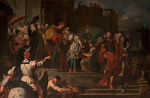 The Departure of Rebecca, , Francesco Solimena