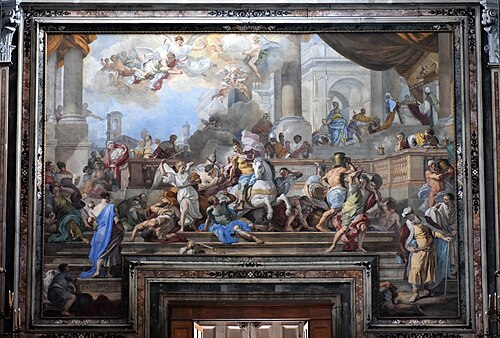 Héliodore chassé du Temple, 1725, Francesco Solimena