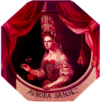 Porträt der Aurora Sanseverino, , Francesco Solimena