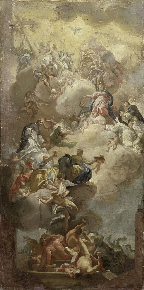 Glorification de saint Dominique, 1750, Francesco Solimena