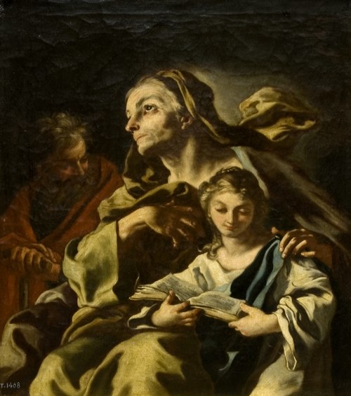 Saint Joachim, Saint Anne and the Virgin, 1747, Francesco Solimena