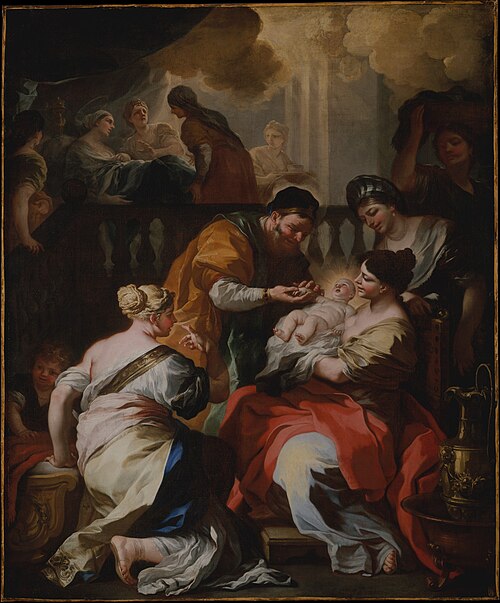 The Birth of the Virgin, 1690, Francesco Solimena