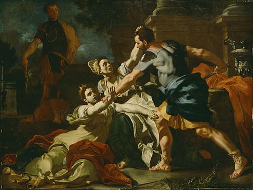 Death of Messalina, 1704, Francesco Solimena