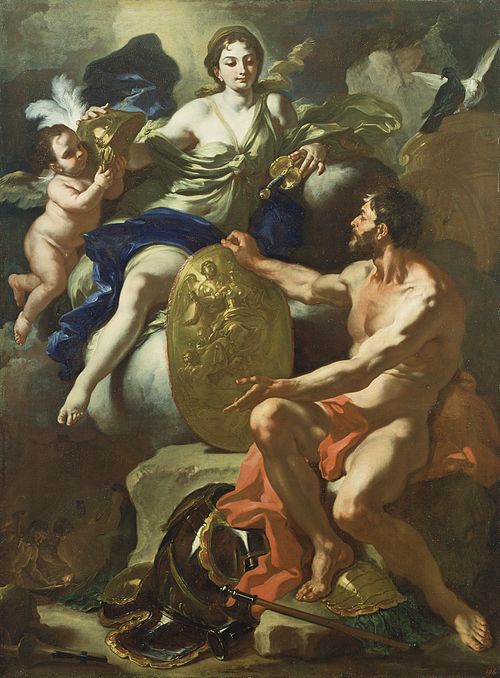 Venus at the Forge of Vulcan, 1704, Francesco Solimena