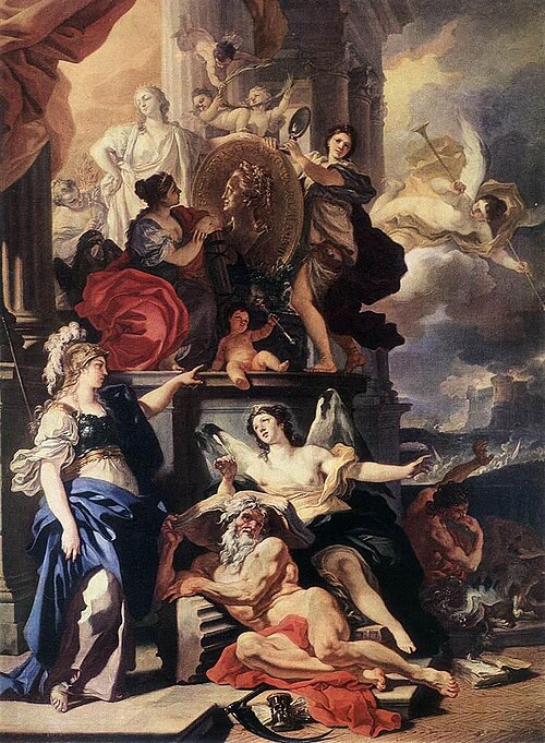 Allégorie d'un Règne, 1690, Francesco Solimena