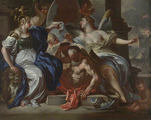 An Allegory of Louis XIV, 1700, Francesco Solimena