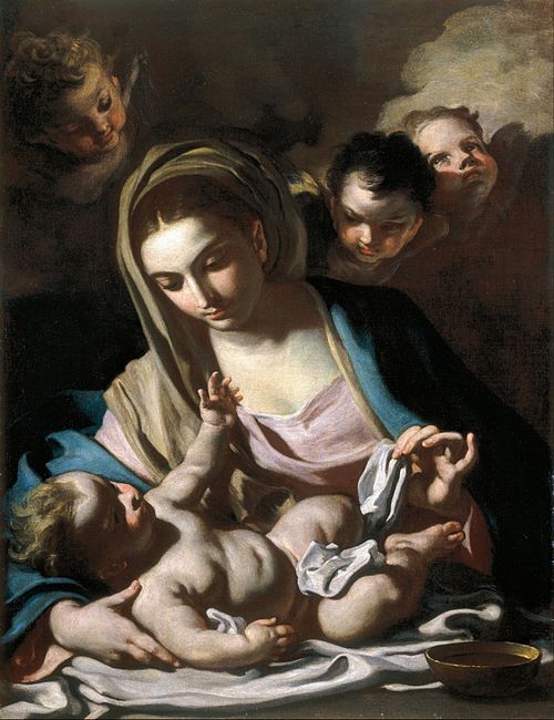 Vierge à l'Enfant, 1720, Francesco Solimena