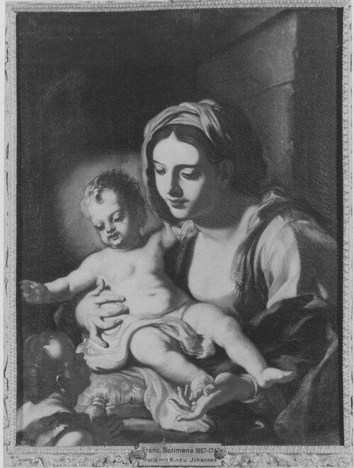 Maria mit Johannes- und Jesusknaben, 1702, Francesco Solimena