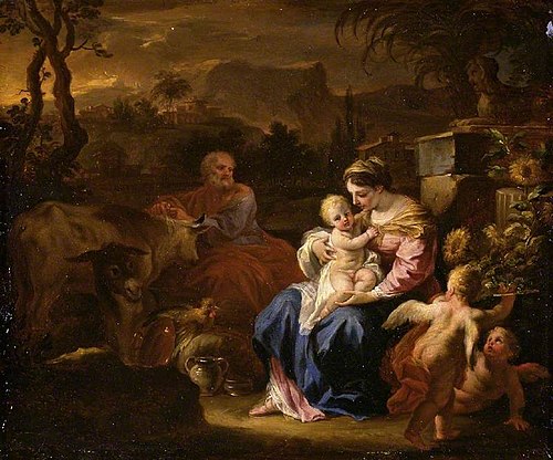 Le Repos pendant la fuite en Égypte, 1720, Francesco Solimena