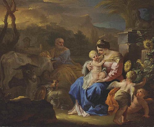 Rest on the Flight into Egypt, 1720, Francesco Solimena