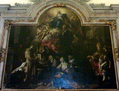 Assomption en gloire avec des saints, 1705, Francesco Solimena