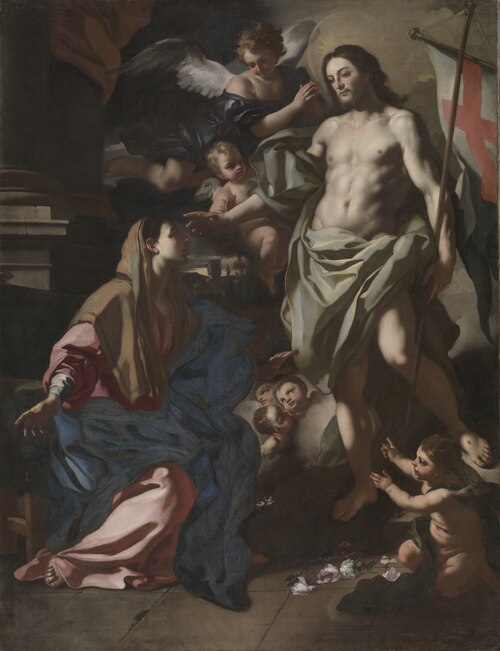 The Risen Christ Appearing to the Virgin, 1708, Francesco Solimena